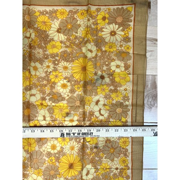 Vintage Floral Neck Scarf - Picture 2 of 4